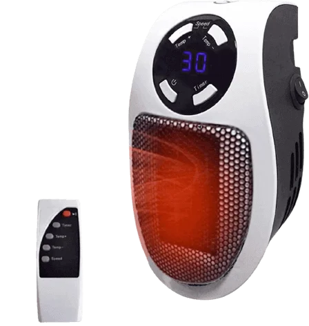 Ultra Air Heater, mini chauffage sur prise électrique avec écran et télécommande